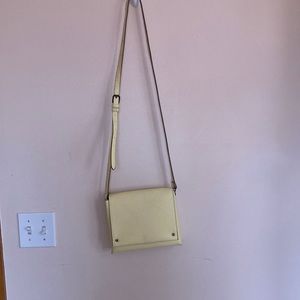 Yellow crossbody purse